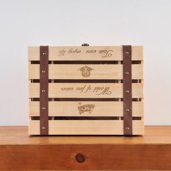 紅酒葡萄酒六支木盒禮盒6瓶裝鏤空六支松木盒 酒盒 空盒 通用六支雙層鏤空木盒【圖片 價格 品牌 報價】-京東