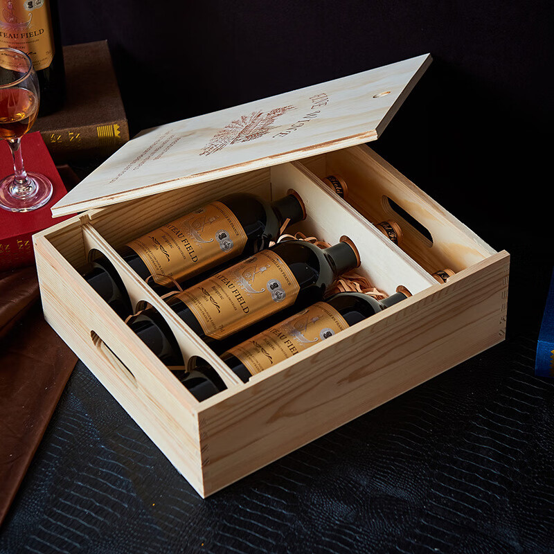 品味優雅 允和美紅酒木箱六支裝葡萄酒包裝盒的精致之選